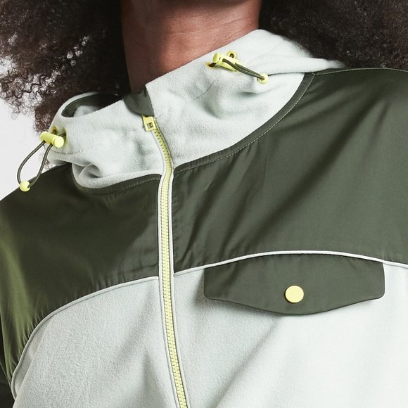 Green Microfleese 1/2 Zip Jacket - Picture 3 of 5